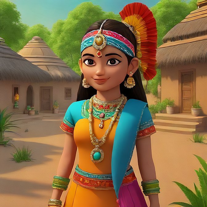 3D cartoon character art